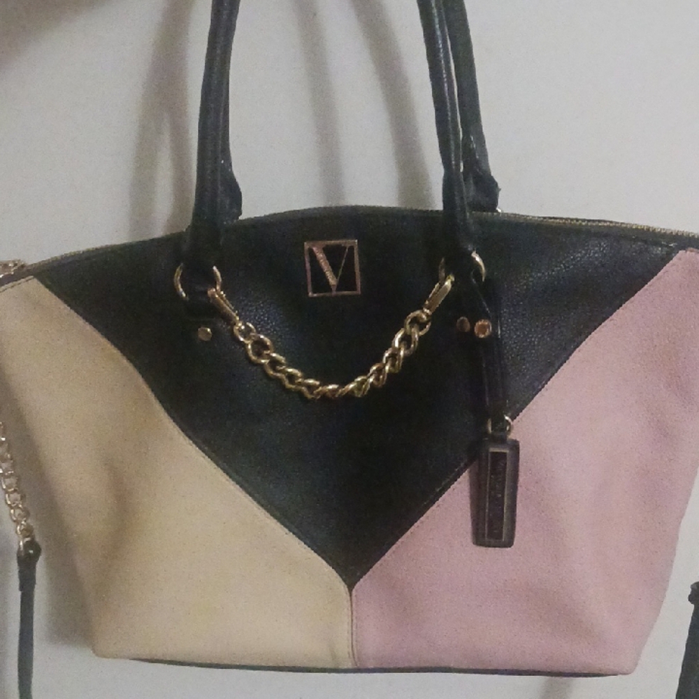 Victoria's Secret Soft Leather Color-block Purse-  NEW-
